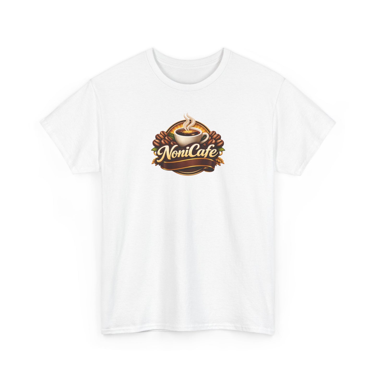 NoniCafe Logo Tee - "NoniCafe" Vintage Coffee Cup T-Shirt