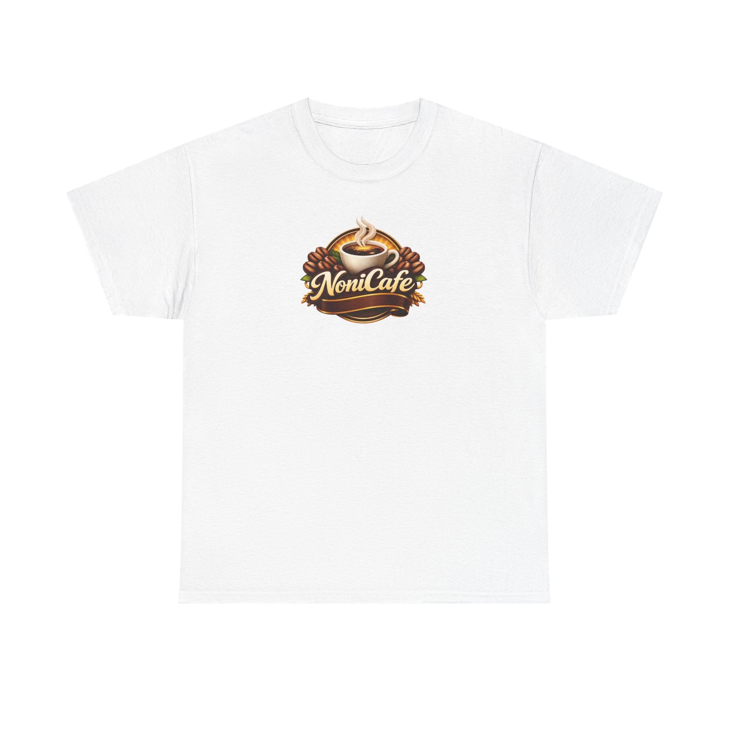 NoniCafe Logo Tee - "NoniCafe" Vintage Coffee Cup T-Shirt